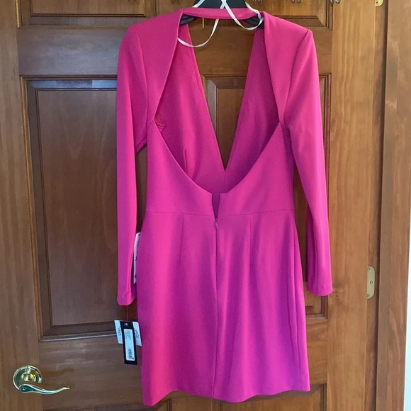 Betsey Adam dress.  Sexy hot pink.  Tags still on - Picture 3 of 3